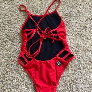 red Jolyn one piece